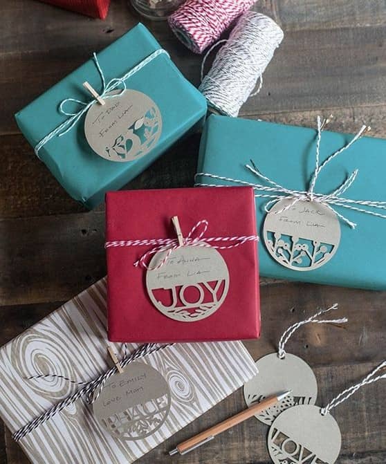 Laser Cut Gift Tags
