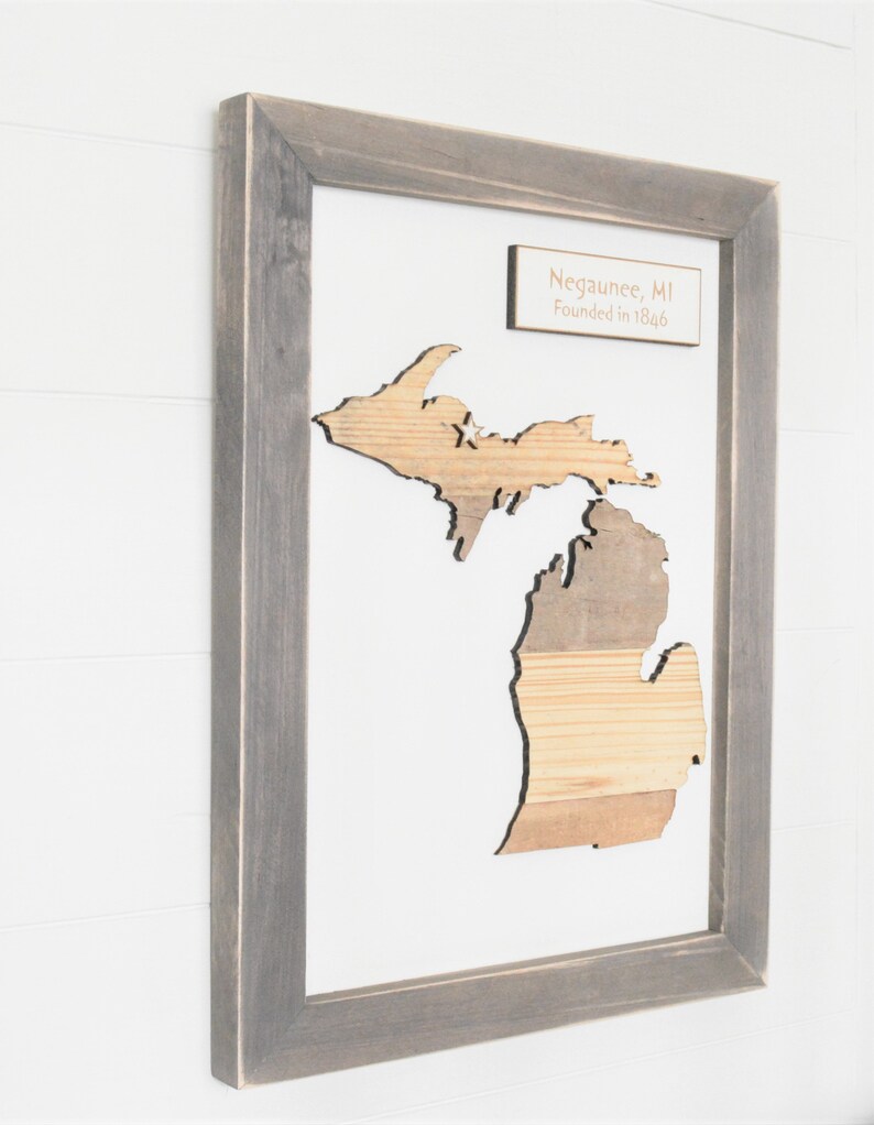 3D Map Wall Art