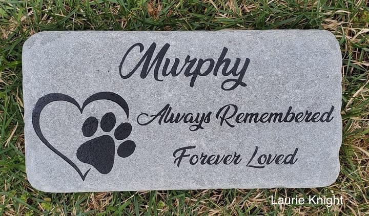 Cement Pet Marker Murphy