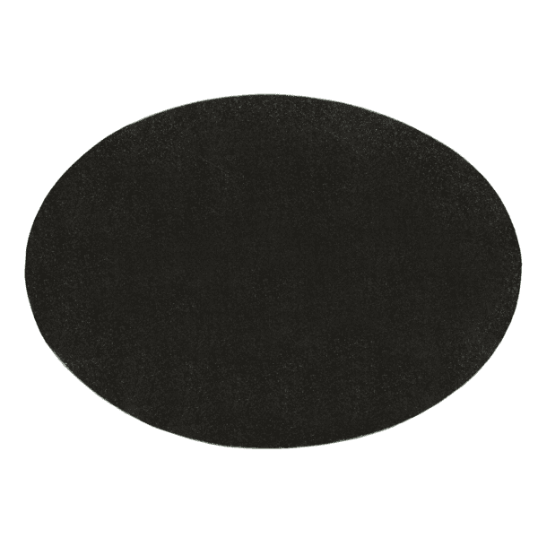 Jet Black Granite Oval Plaque 5.75 X 4.125 X 3 8 Thick