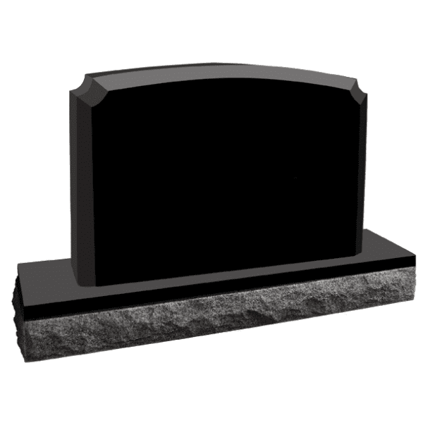 Jet Black Granite Upright Mini Memorial Cc01 – Blank