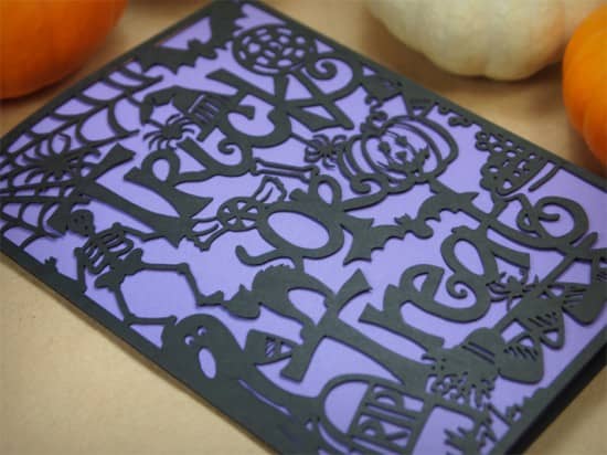 Laser Cut Halloween Cards Alexis Mattox Design2