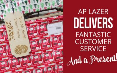 AP Lazer Delivers a Christmas Present and Fantastic Customer Service
