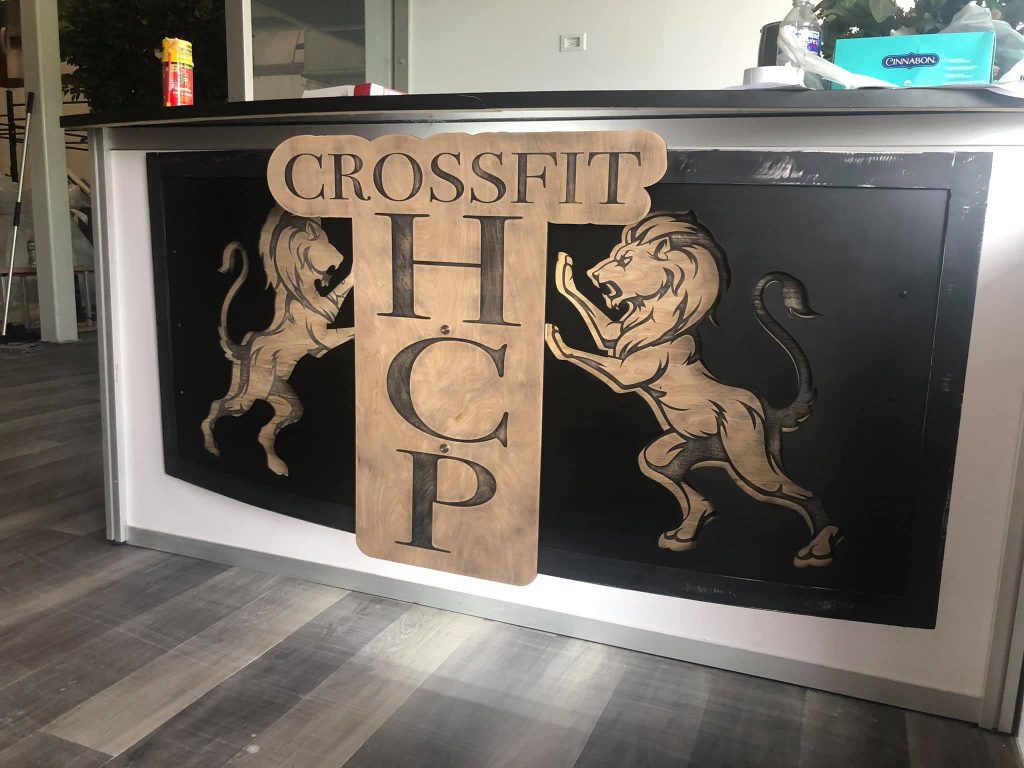 Laser Engraved/Cut Wood Sign