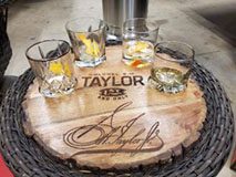 Engraved Barrel Lid With Whiskey Glasses For A Recession-Proof Business