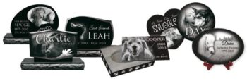 Laser Engraved Pet Memorial Products