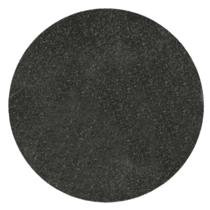 Jet Black Granite Circle Plaque 5.9" diameter x 3/8" Thick-0