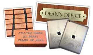 Laser Engraved Bricks