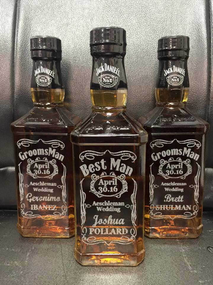 Engraved Alcohol Decanters