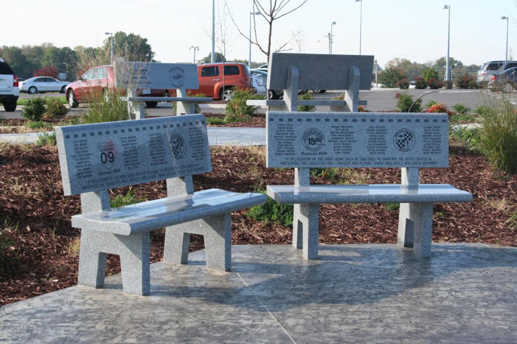 Granite Benches With Engravings