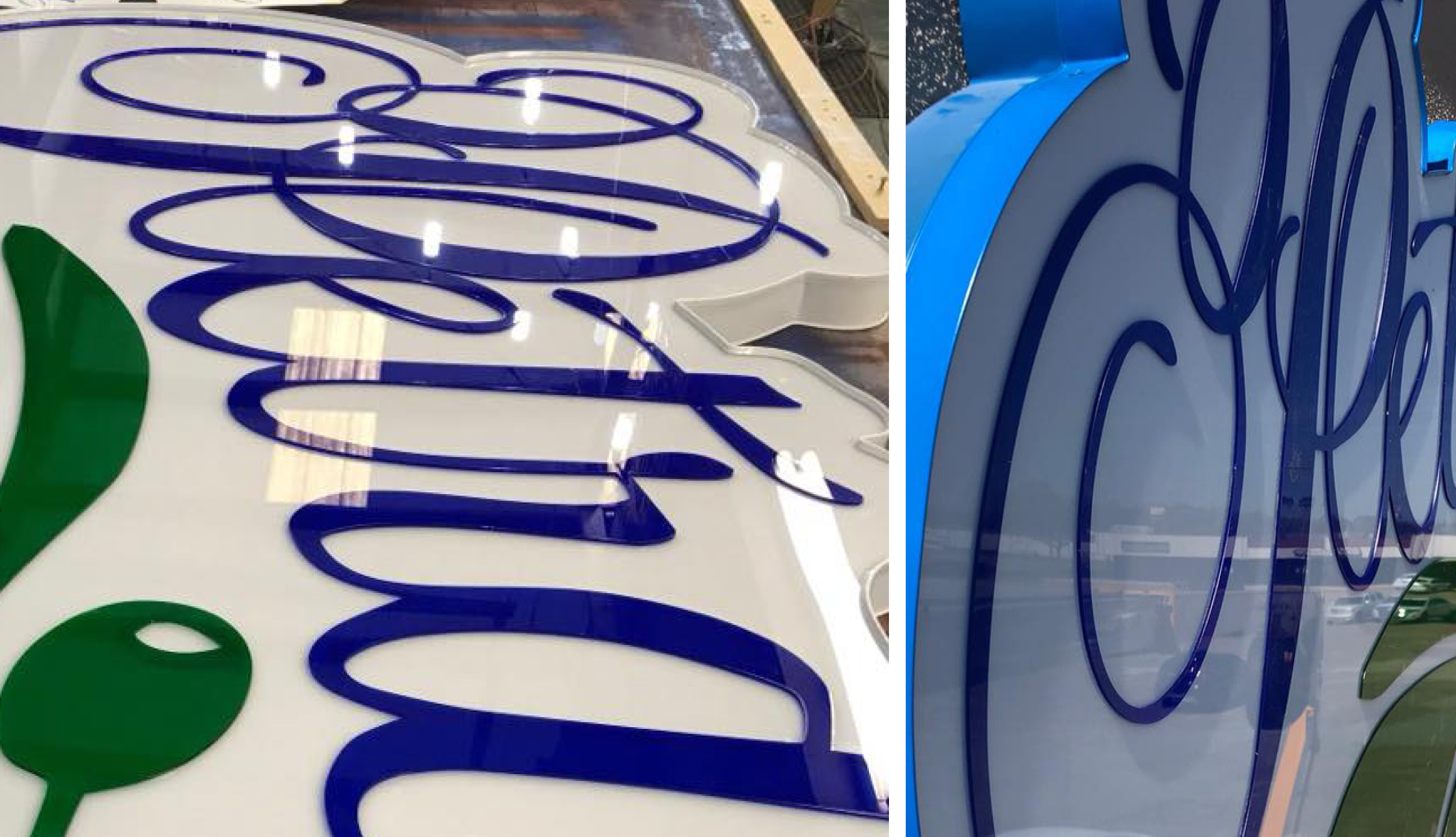 Laser Cut And Engraved Acrylic Sign