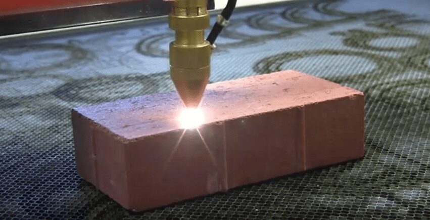 Laser Engraving Brick With Ap Lazer Laser Cutting And Engraving Machine