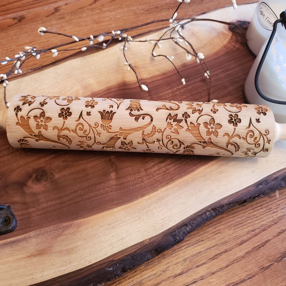 Laser Engraved Rolling Pins