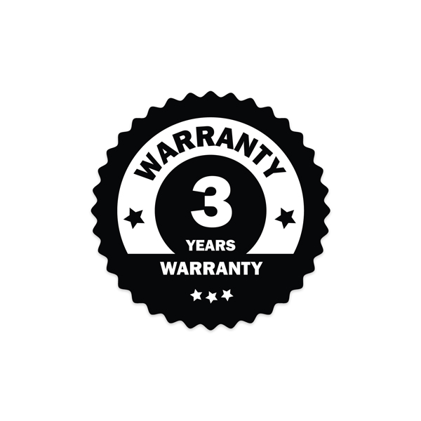 3 Years Warranty