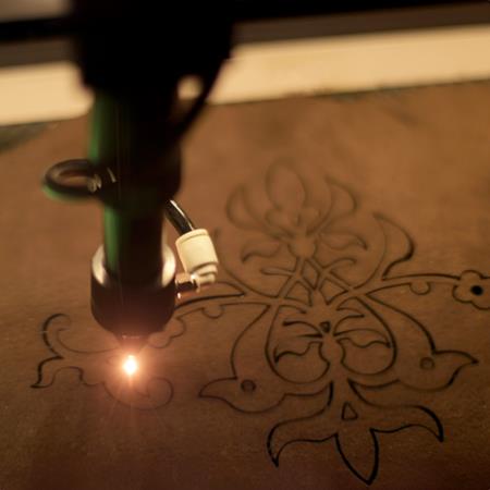 Leather engraving a unique design