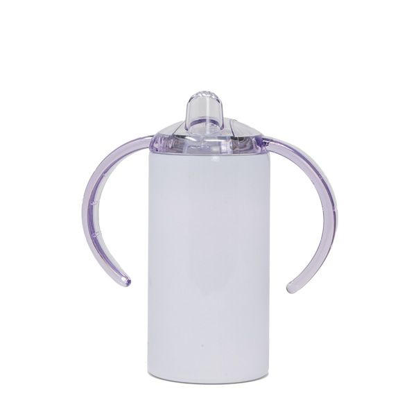12OZ STAINLESS STEEL STRAIGHT SIPPY CUP