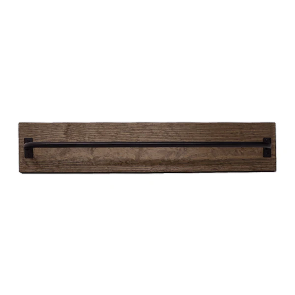 Brown Wooden Towel Rack