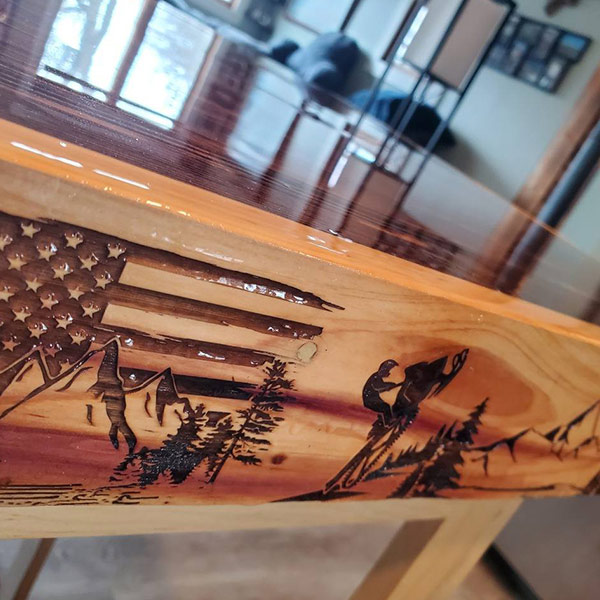 Custom Furniture Engraving