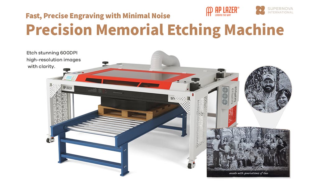 Precision memorial laser engraving machine