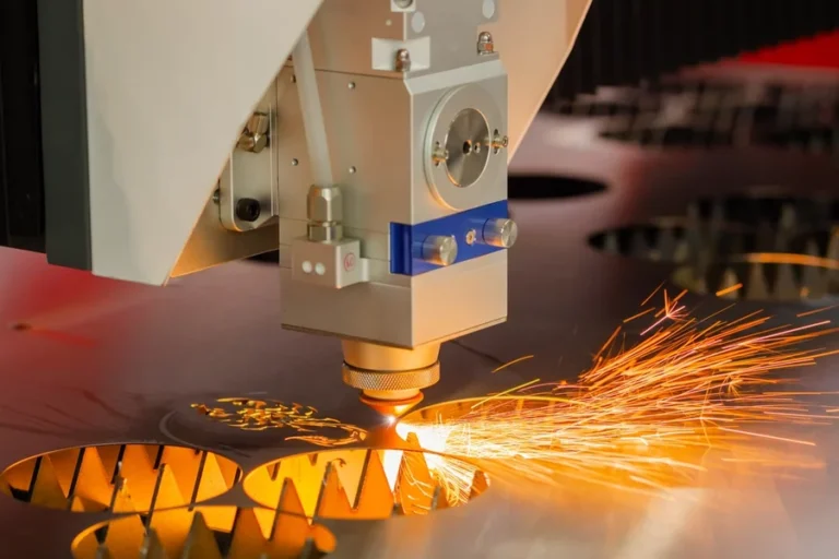 A laser cutter CNC machine.