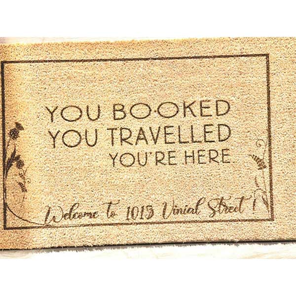 Engraved Welcome Mat